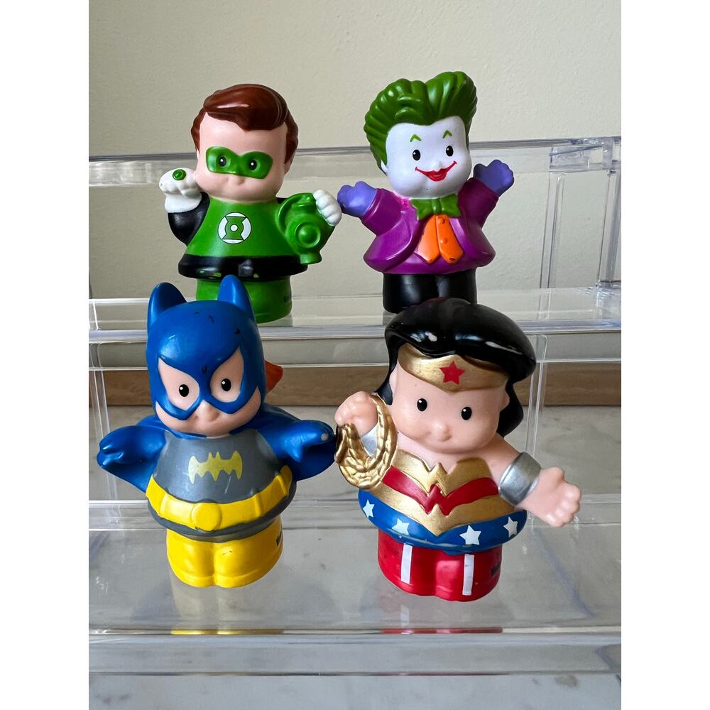 Fisher-Price DC Super Friends Green Lantern, The Joker, Batgirl and Wonder Woman